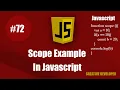 What Is Scope In Javascript Javascript Javascript Tutorial Javascript Course Es6 Course