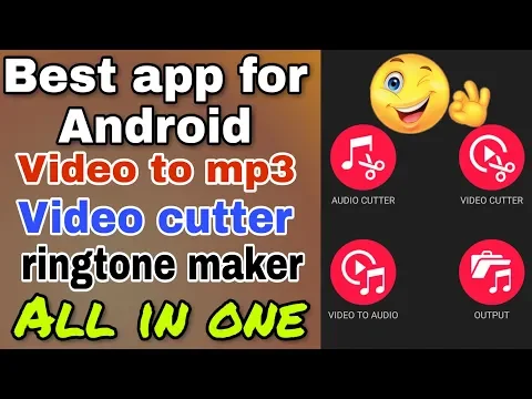 Download MP3 Best android app for video to mp3 converter, video cutter and audio cutter