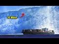 Download Lagu Detik-Detik Ombak Besar Setinggi 30 Meter Menerjang Peselancar \u0026 Kapal