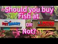 Can you buy fish at petsmart or petco