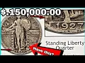 Super Rare Is the 1927 Standing Liberty Quarter Dollar Coin Worth up 150 000 Coins worth money