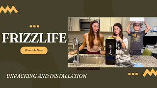 STOP Drinking Tap Water DIY Frizzlife PD1200 Water Filter Unboxing Setup
