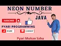 Java Neon Number Write a program accept a number and check whether the number is neon number or not