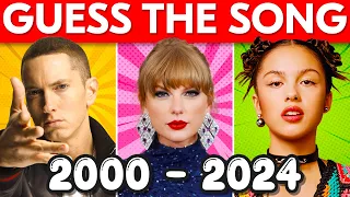 guess the song most popular songs 2000 2024 music quiz