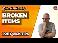 Broken Items Quick Tip for Pathfinder 2E