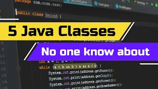 5 Java Classes No one know about Java Puzzle