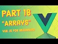 Arrays Javascript Basics Vue JS for Beginners Course
