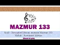 Lagu Mazmur 133 ( Chord \u0026 Lyric )