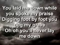 In This Moment   (Lay Me Down) Lyrics Video