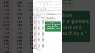 Excel Filter Function with Multiple Criteria