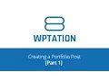 Envision WordPress Theme Creating a Portfolio Post Part 1