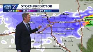 Winter storm hitting Omaha this evening