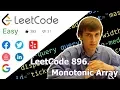 LeetCode 896 Monotonic Array Algorithm Explained