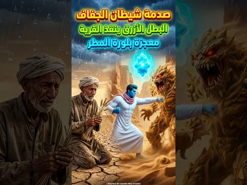 بكاء الفلاح العجوز يكسر قلب سمير😭 كيف أعاد المطر للقرية؟ 🌧️ | Arabic Stories | #shorts