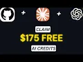 Claim 175 FREE AI API Credit with GitHub ChatGPT Claude Guide