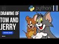 Python Project Tom and Jerry design How to draw tom and jerry by python Python Turtle Tutorial