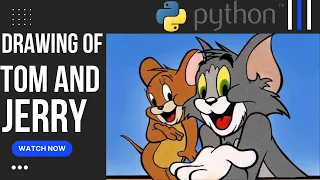 Python Project Tom and Jerry design How to draw tom and jerry by python Python Turtle Tutorial