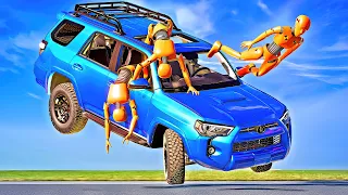 rollover and car crashes 02 beamng drive 