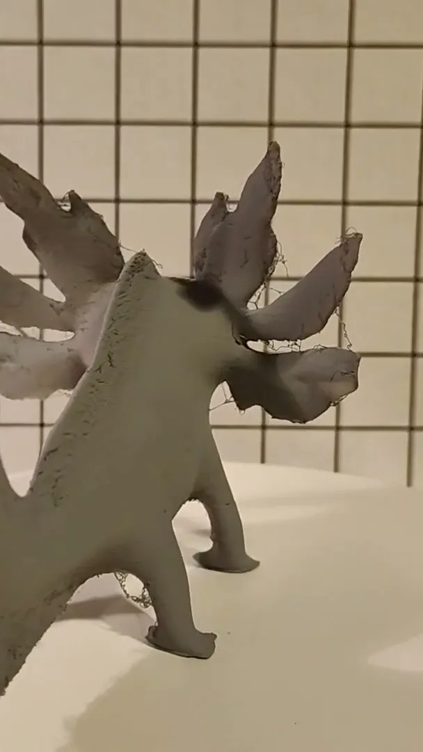 Toxolotl - Water/Air/Toxic Axolotl Model: FREE for Personal Use