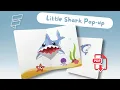 Little Shark Pop-up Card Free template download