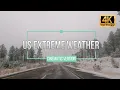 US EXTREME WEATHER CINEMATIC VERSION driving the extremely snowy roads of Payson AZ