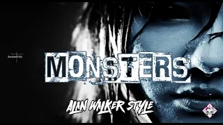 monsters alan walker style lyrics 