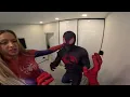 Spider-Man Bros vs TWO ANGRY Spider-Moms! One Came from Another Universe! (Funny POV)
