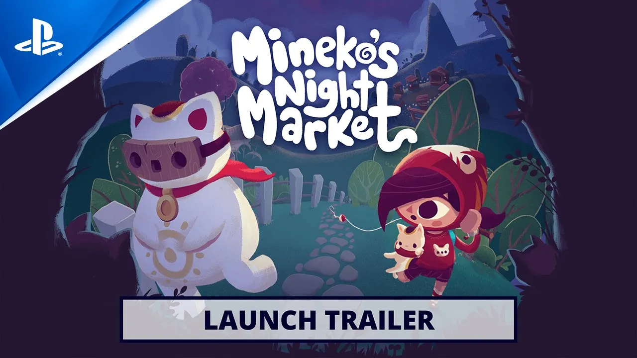 Mineko's Night Market - Bande-annonce de lancement | Jeux PS5 et PS4