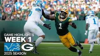 Detroit Lions vs Green Bay Packers Game Highlights NFL 2025 Season Week 1