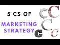 The 5 Cs of Marketing Strategy