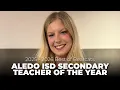 2025-2026 Best of Bearcats Aledo ISD Secondary Teacher of the Year
