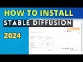 How To Install Stable Diffusion Automatic1111 2024