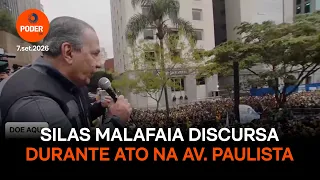 Silas Malafaia discursa durante ato na Av. Paulista