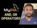 Bangla Database Tutorial 24 AND OR Logical Operator in SQL
