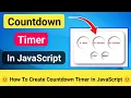 Create Countdown Timer In JavaScript JavaScript Projects For Beginners JS Projects CODE 5X