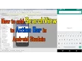 Android Studio Tutorial - How to add items to Action Bar in Android Studio 2017