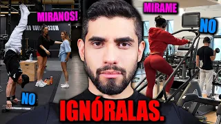 MUJERES Suplicando Atención Masculina en el Gimnasio...