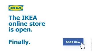 The IKEA online store is open Finally