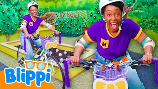 Come Ride Your Bike With Me! 🚲 | Blippi Songs 🎶| Educational Songs For Kids