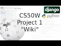 CS50W - Project 1 Wiki