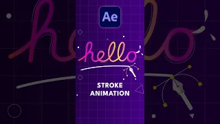 Handwritten Text Stroke Animation in After Effect
