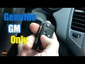 2011 - 2016 OEM GM Key Fob Flip Blade Replacement Transmitter Programming Chevrolet Cruze