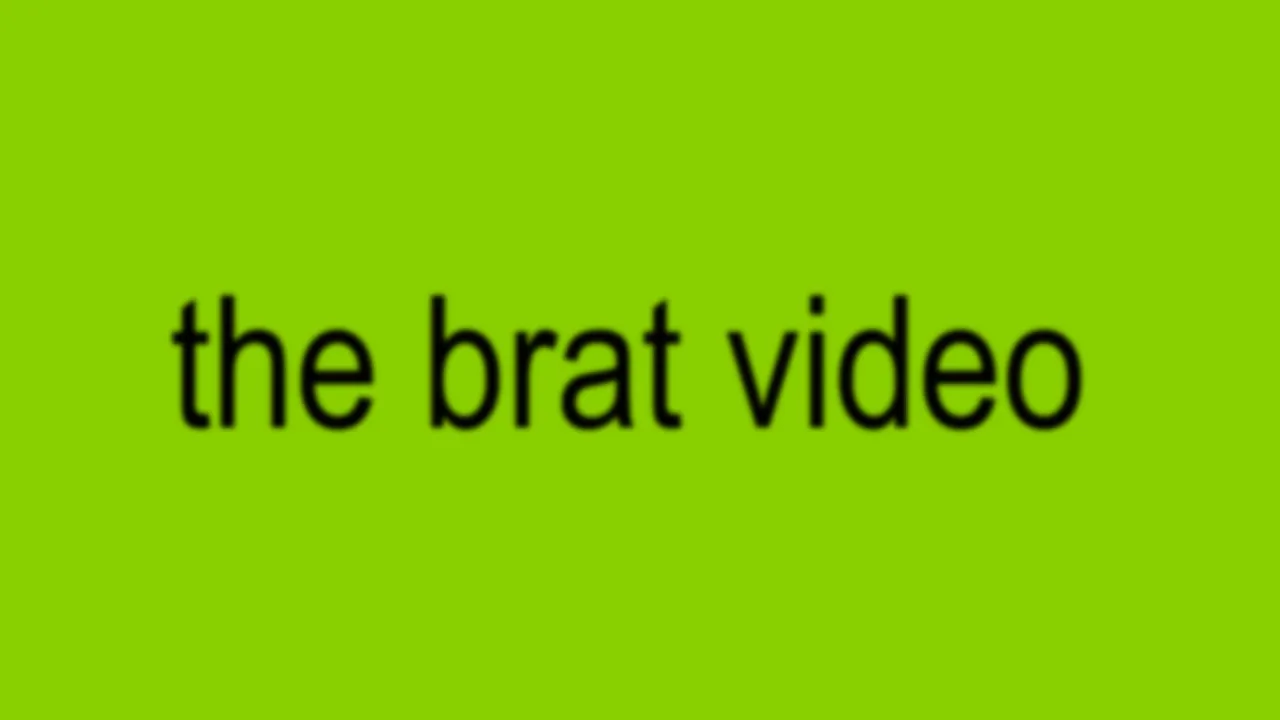 I'm so over brat
