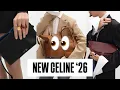8 NEW CELINE BAGS ft New Trio Luggage Cabas Soft Triomphe Triomphe Folio