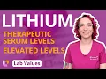 Lithium - serum concentration Adult Lab Values for Nursing Students LevelUpRN