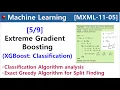 MXML-11-05 Extreme Gradient Boosting XGBoost - Classification Algorithm analysis
