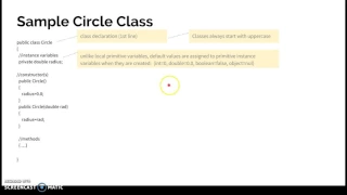 AP CS Classes and Objects Basic Part 1