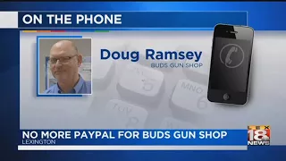 No More PayPal For Buds Gun Shop