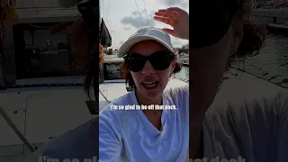 Leaving the Marina is Such A Good Feeling (Boat Life on a Catamaran)