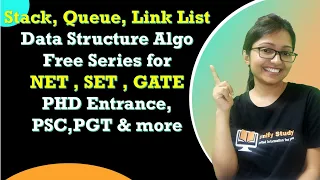 Stack Queue Link List Concept with MCQs - Data Structure and Algorithm Series
